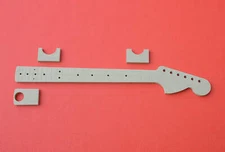 Tele Deluxe Guitar Neck Router Template w Back Profiles CNC TELE 1/2" MDF  0.5"