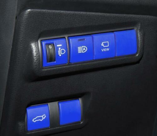 Headlight Button Cover Trim Aluminum For Toyota Corolla Cross DX 2022-2023 Blue - Picture 5 of 6