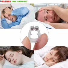 Sleeping Aid Silicone Magnetic Anti Snore Stop Snoring Nose Clip