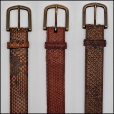 Tecovas Cowboy Western Handmade Python Belt  ...