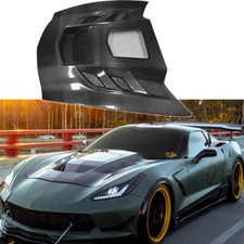 Clear Carbon Fiber C7 Z06 Engine Bonnet Hood ...