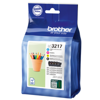 Brother Original Tinten Patronen LC-3217 Valdr Mfc Multi Pack Set Mit Bk,C,M,Y