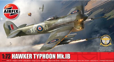 Hawker Typhoon Mk.ib 1:72 Kunststoff Modell Kit Airfix