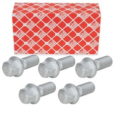 5x febi 46649 Radbolzen Radschraube M14x1,5mm 25mm für MERCEDES W169 W176 W245