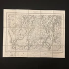 1898 Ordnance Survey Map 1 Inch To 1 Mile Sheet 48 Ulverston On Linen