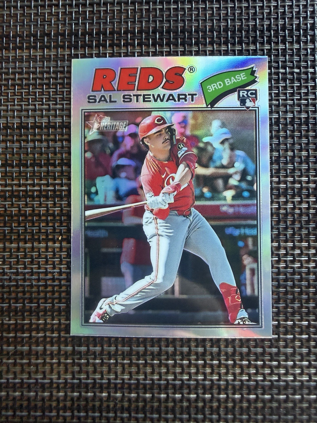 2026 Topps Heritage - Sal Stewart #221 Chrome Refractor (RC)