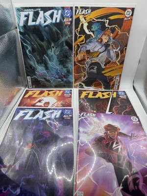 Absolute Flash #7-12  A Cover And Varient Cover Mix, First Print W/ FREE SHIPPIN