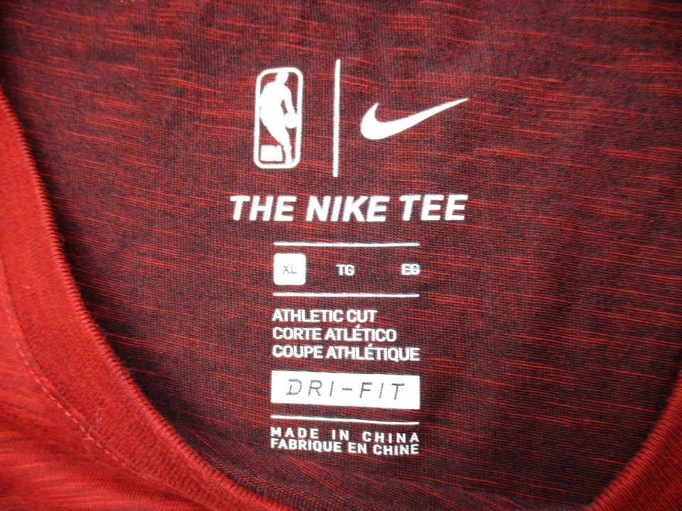 Houston Rockets Shirt Mens XL Red NBA Basketball Nike Dri-FIT Long Sleeve - Image 3 of 4