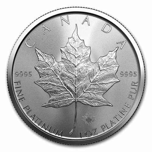 2023 Canadian Platinum Maple Leaf 1 oz — photo from the most recent tracked eBay sale
