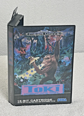 Sega Mega Drive Toki going Ape Spit mit Handbuch CIB 11