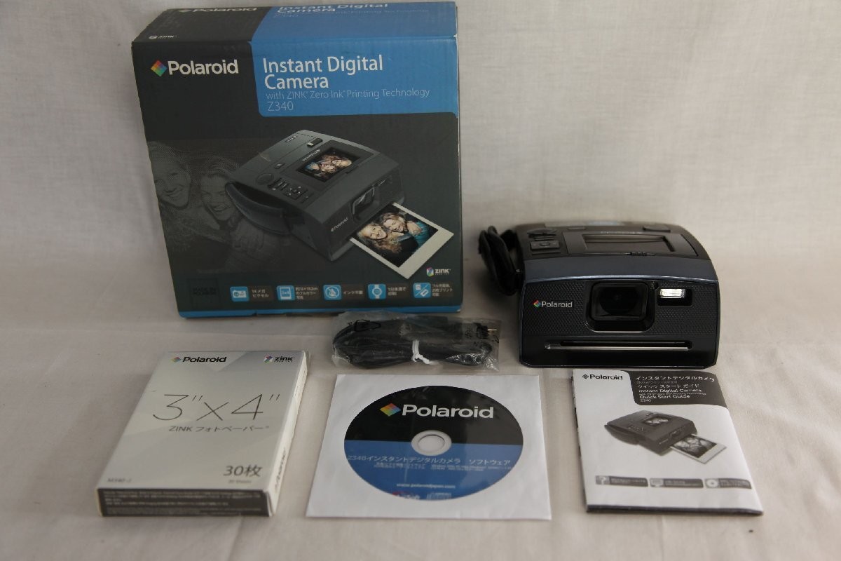 Instant Camera Digital Z340E 0403 with High-Quality Prints & Built-in Flash  -image