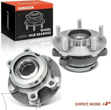 2 x Front Wheel Bearing and Hub Assembly with 5-Lug Compatible with Nissan