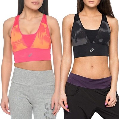 asics Damen Running FuzeX Lagenlook ärmellos Kompression Sport BH Crop Top