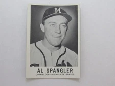 Old Baseball Card -  1960 Leaf 38 Al Spangler - Ex-Mt, slightly curved