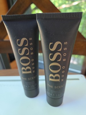 HUGO BOSS THE SCENT Shower Gel For Men Travel Size 50 ml / 1.6 fl oz-LOT OF 2