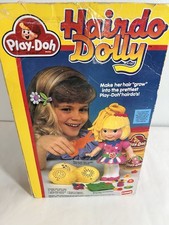 Vintage 1991 Kenner Play-Doh Hairdo Dolly Complete Playset Works