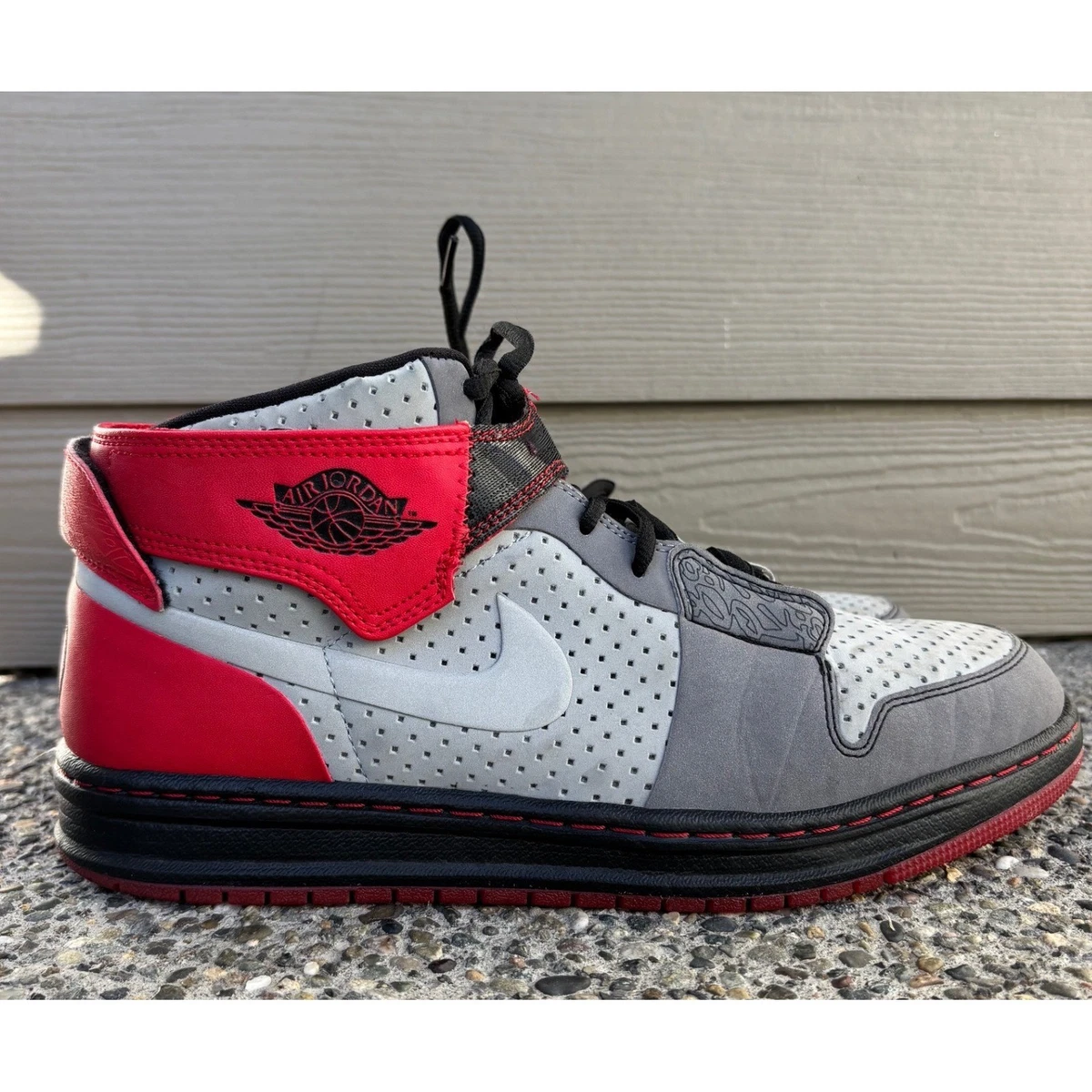 Jordan Alpha 1 Silver Varsity Red Graphite for Sale | Authenticity