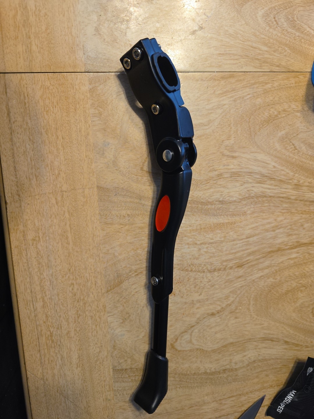 Adjustable Aluminium Alloy Bike Bicycle Kickstand Side Fit for 20" 24" 26" Black