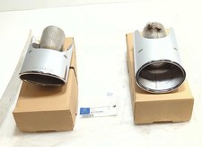 New Oem Genuine Mercedes Amg Chrome Exhaust Tip Set 1998-2011 Ml W164 B66030865