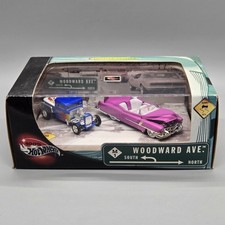 Woodward Ave 53 Cadillac 32 Ford Pickup 2 Car Set 56765 2002 Hot Wheels 100
