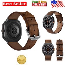 Leather Band Compatible with Samsung Galaxy Watch Ultra 47mm 2025/2024 , Retro..
