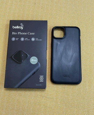 Bellroy iPhone 14 Plus Hülle Klar Schwarz Schutzhülle Stoßfest Cover
