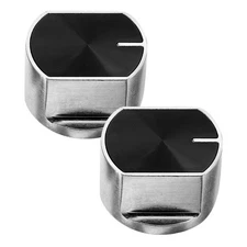 2 Pcs Gas Stove Knob Metal Cooker Knobs Replacement Universal Cooking