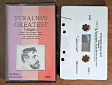 Strauss's Greatest Volume 1 Audio Cassette Tape, 1984 Classical Tested/Works