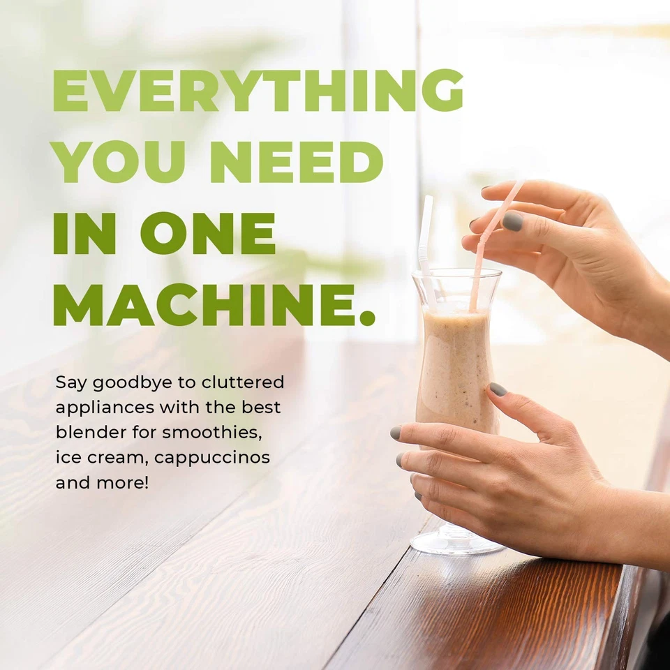 Liquidificador comercial com 5 anos de garantia total - 1800W, 3HP, 64 oz alto desempenho... - Imagem 3 de 4