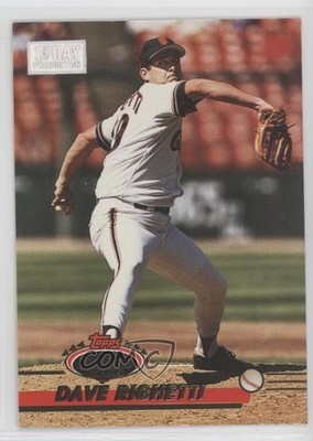 1993 Topps Stadium Club 1st Day Issue Dave Righetti #431 xz4