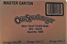 Otis Spunkmeyer Box of 1,000 Paper Cookie Bags