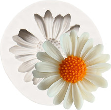 Chrysanthemum Flower Silicone Mold Daisy Flower Fondant Cake Molds for Cake D...