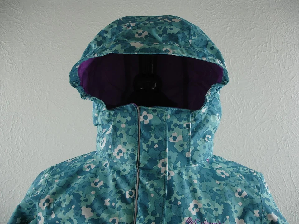 NUEVO CON ETIQUETAS Niñas Jóvenes M Columbia Bugaboo Interchange Omni-Tech Chaqueta Parka Impermeable Foto 3 de 4