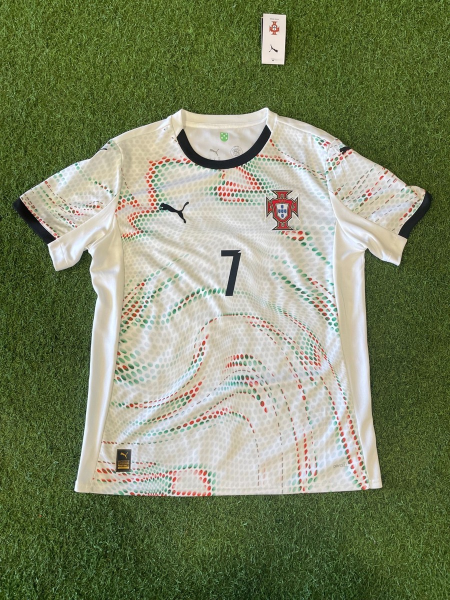 Puma Portugal Away Jersey 2025 Ronaldo #7 - White | eBay
