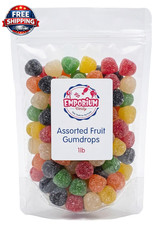 Assorted Giant Jels Bulk Gumdrop Candy 1 Lb Sugar Sanded Jelly Candy Mix, Frui