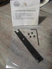 CVA Muzzleloader In-Line Parts Kit - 209 Capper, Allen Wrench, Hole Plug Screws