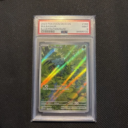 Bulbasaur 166/165 - Pokemon Scarlet Violet 151 - Illustration - PSA 9