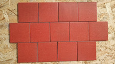 Red Square Matt Wall Ceramic Interior Tile - 98x98mm Price Per Box (70 Tiles)