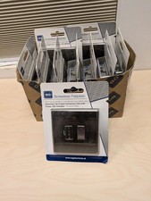 BG Screwless Flat Plate Brushed Stainless Steel 13A Spur Unit Switched Fused & N