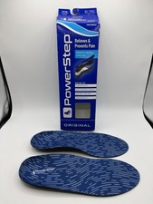 PowerStep Full Length Orthotic Insoles Thin Profile Men 9-9 1/2 Women 11-11 1/2