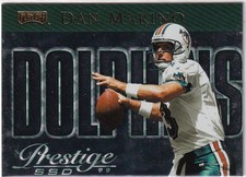 DAN MARINO 1999 PLAYOFF PRESTIGE SSD TEAM CHECKLIST #CL16