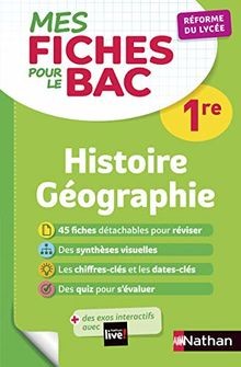 Mes fiches pour le BAC Histoire-Géographie 1re - Ré... | Buch | Zustand sehr gut