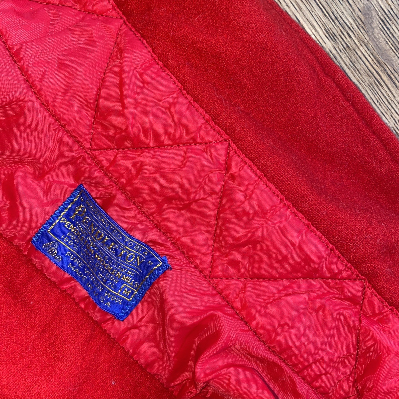 Vintage Wool Pendleton Medium Button Up Shirt - image 14