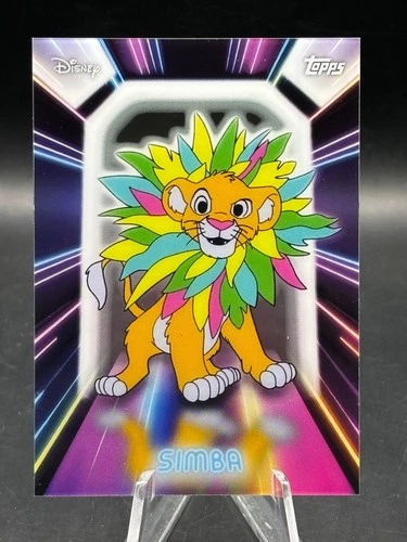 2026 Topps Disney Neon Illuminated Neon Lights #NPL-21 Simba