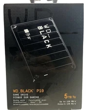 WD Black P10 5TB Portable External Game Hard Drive for PS4,PS5, XBOX, PC- SEALED