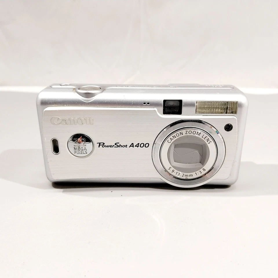 Canon PowerShot A400 Digital Camera with Accessories and Case - Image 2 of 4