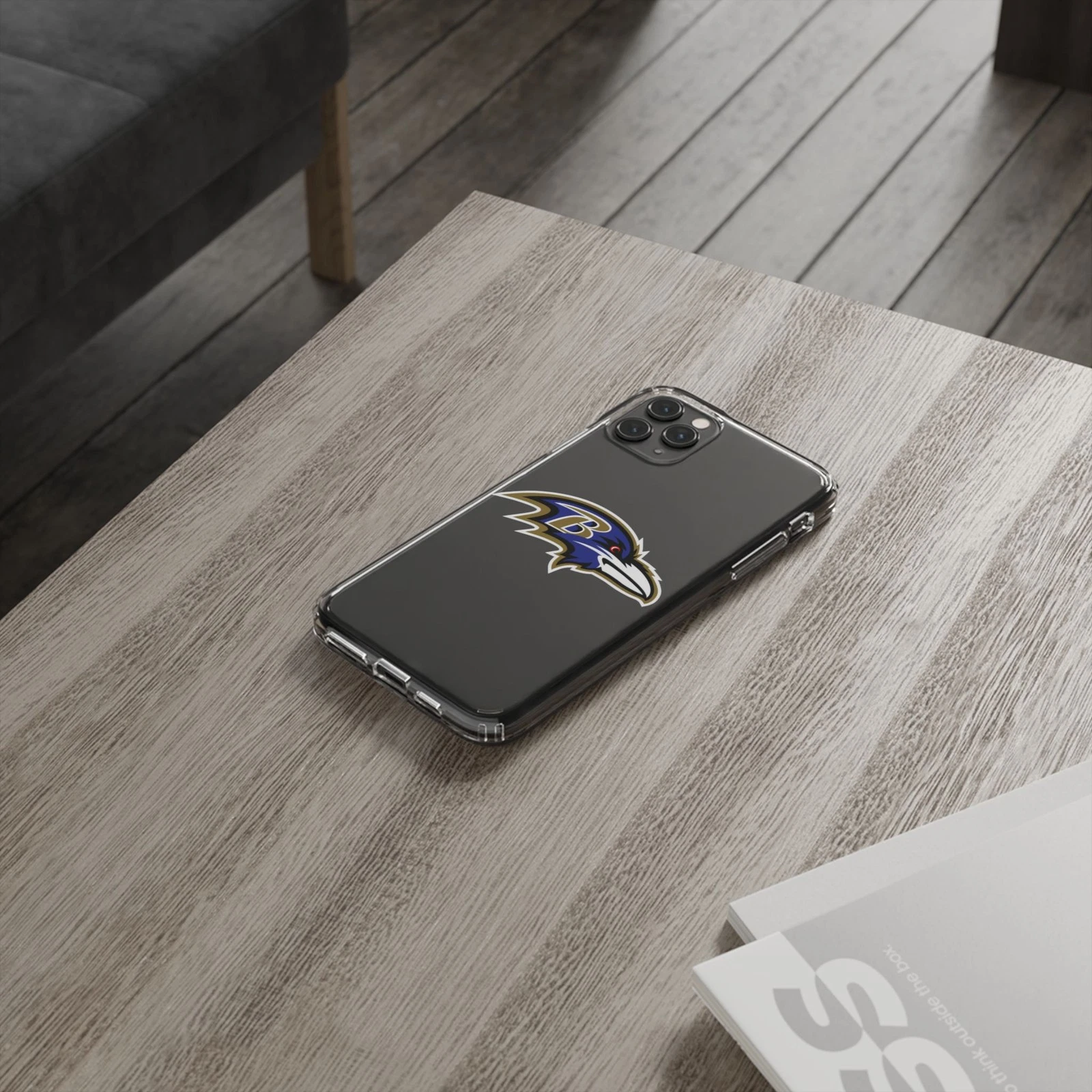 Baltimore Ravens Clear Phone Case for iPhone