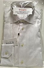 Eton Casual Button Down Shirt Slim Fit,White Cotton Assorted sizes New with Tag