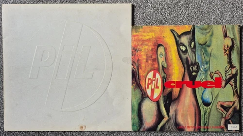 2 x PiL Singles 12" 10" Cruel / This Is Not A Love Song Limited Eds Vinyl