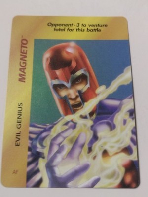 1995 Fleer Marvel Over Power Trading Card Game Magneto Evil Genius